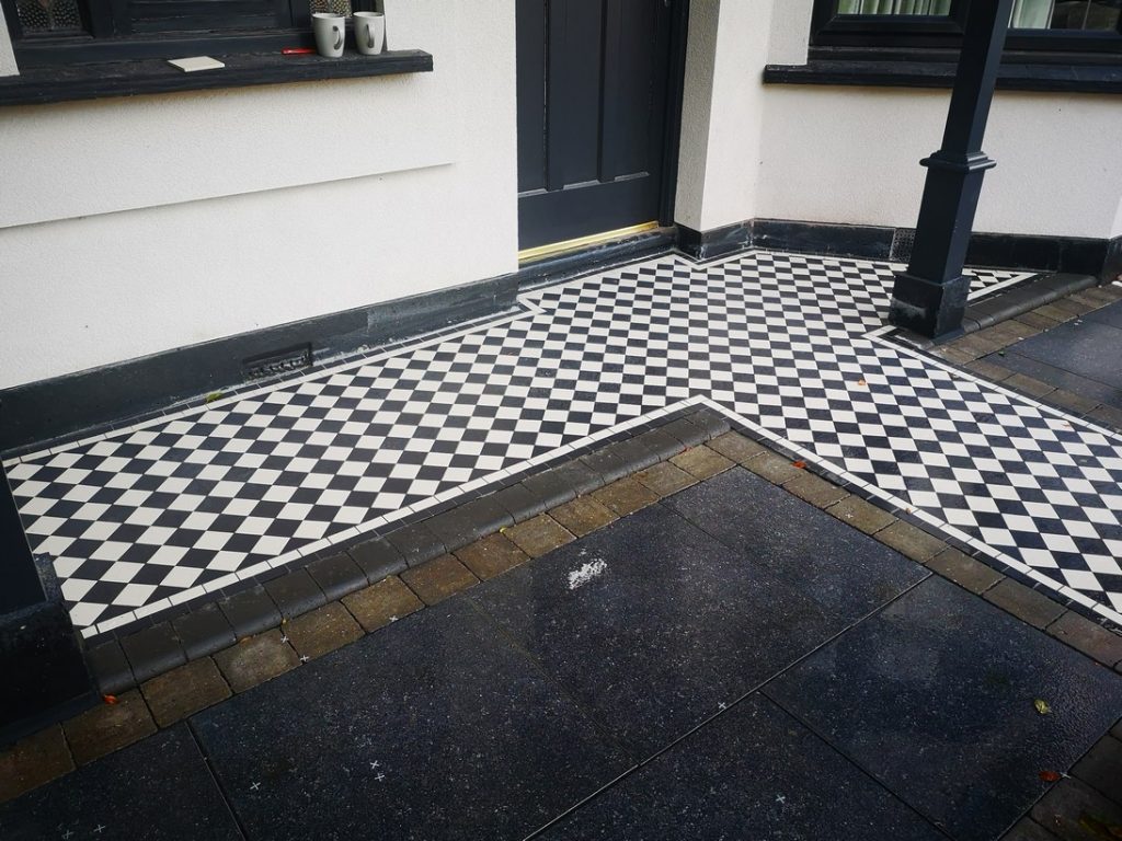 victorian tiled path